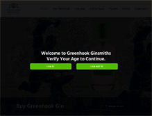 Tablet Screenshot of greenhookgin.com